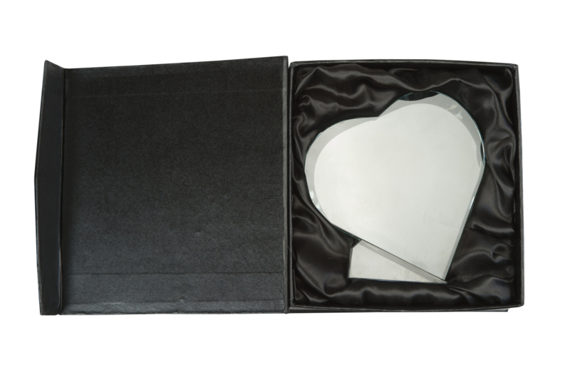 Glas standaard "hart" incl. luxe giftbox - Afbeelding 2
