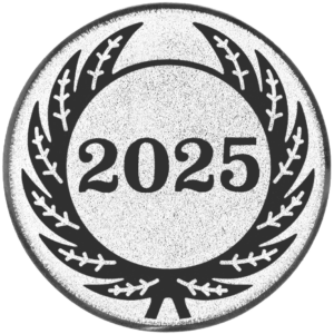 Jaartal 2025 Zilver