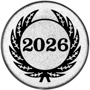 Jaartal 2026 Zilver