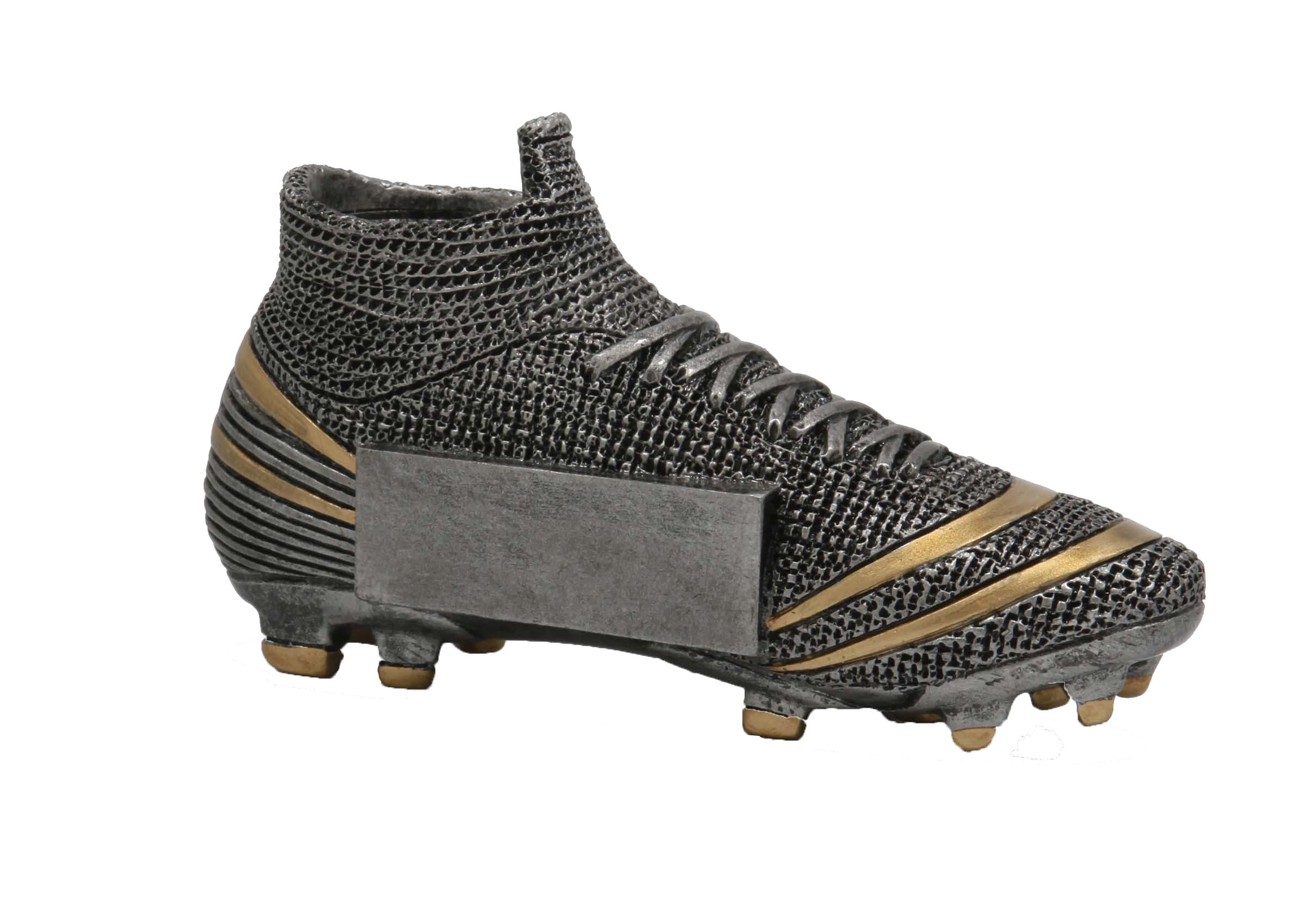 FG375.22 beeld "voetbalschoen grijs"