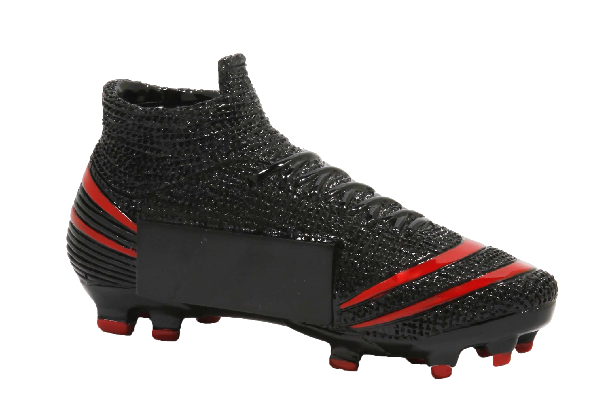 FG375.30 beeld "voetbalschoen zwart"