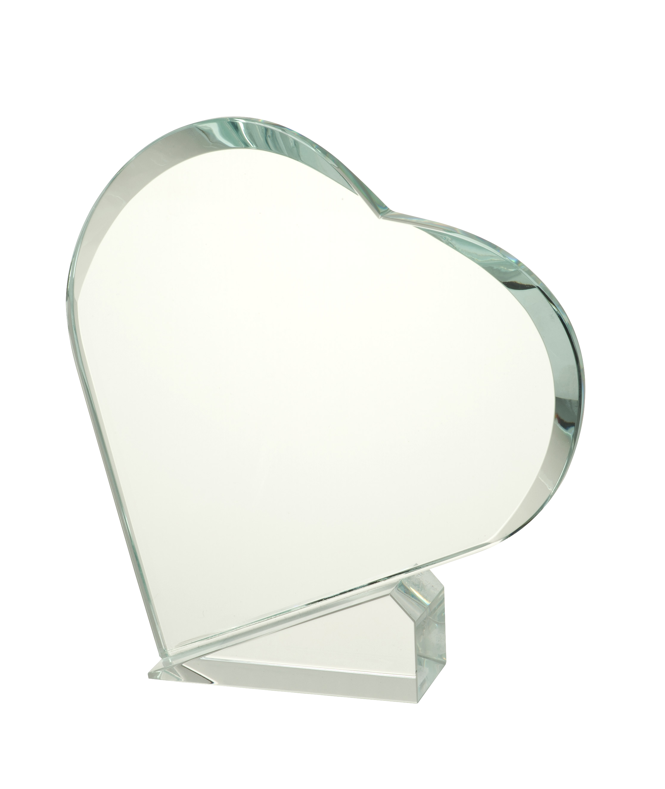 Glas standaard "hart" incl. luxe giftbox