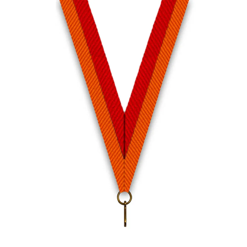 Halslint oranje rood (per 10 stuks)