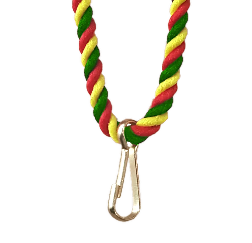 Koord rood geel groen  (per 100 stuks)