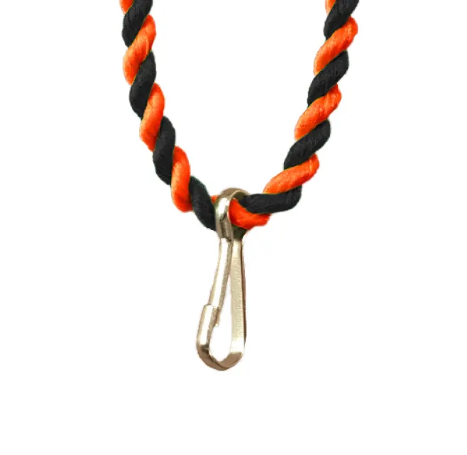 Koord zwart oranje (per 100 stuks)