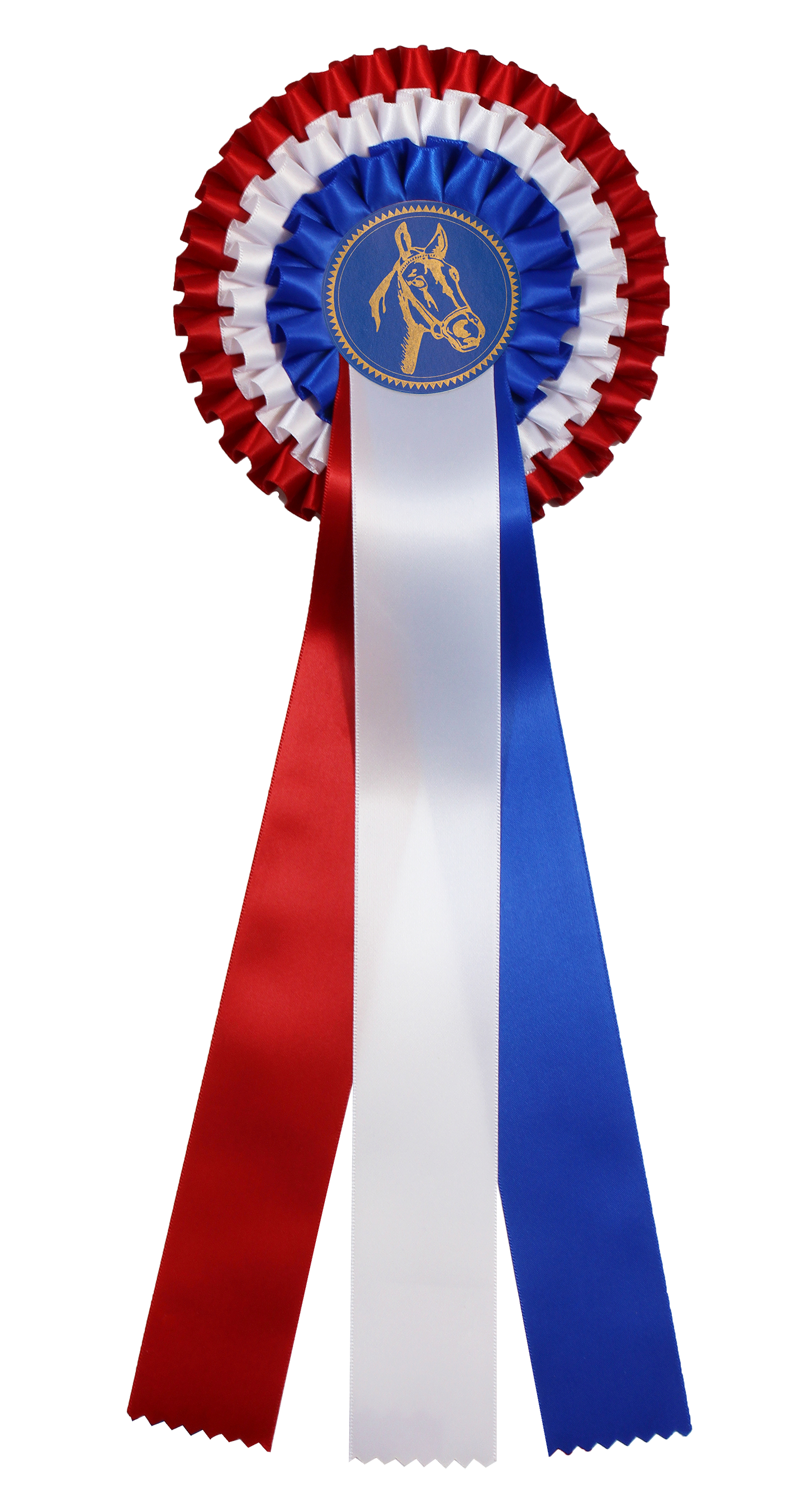 Rozet 3-rings (Rood-wit-blauw)