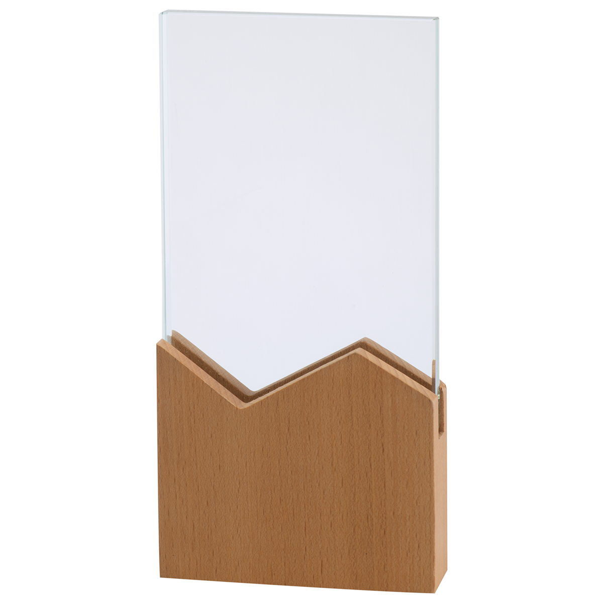 Glas standaard "Woody one" incl. luxe giftbox