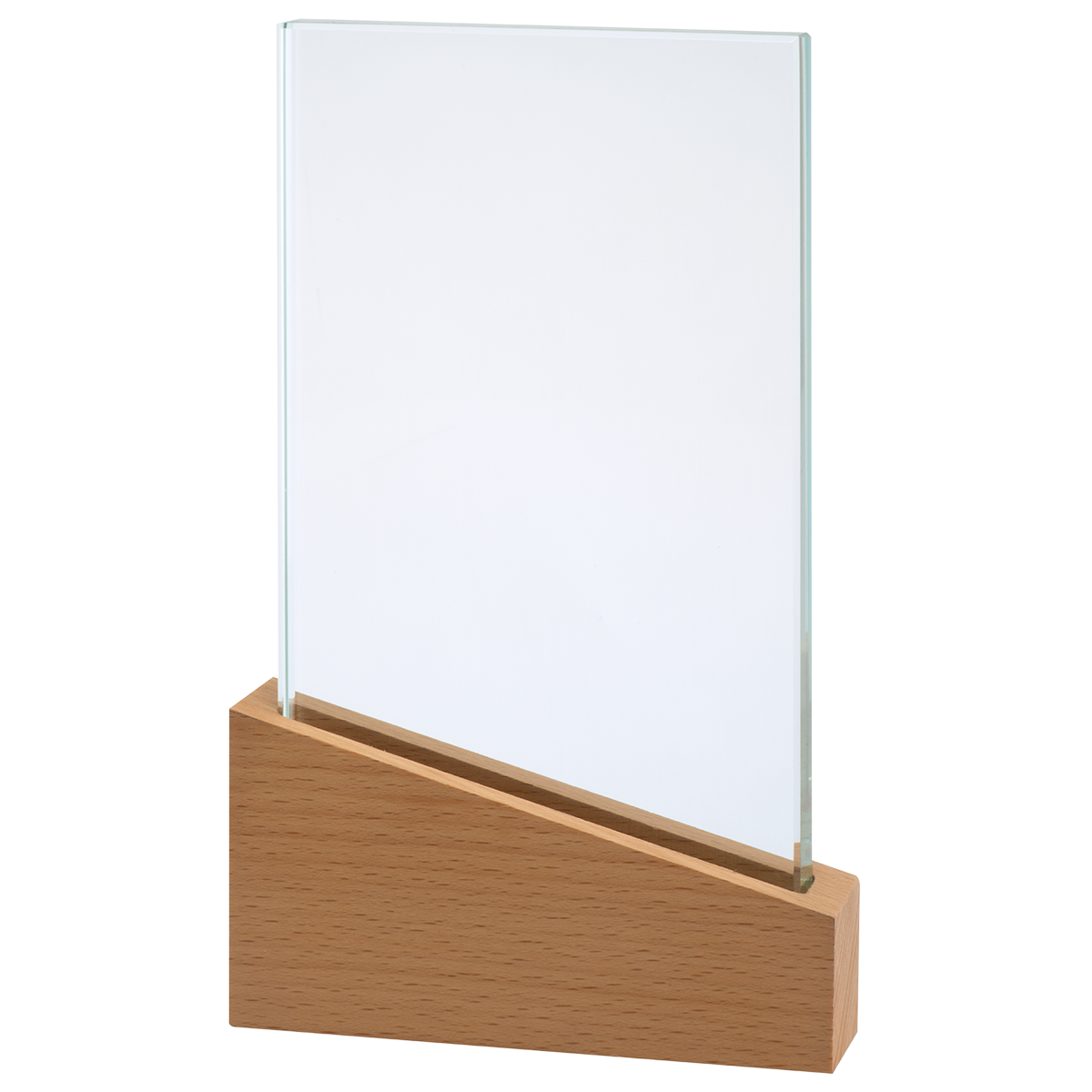 Glas standaard "Woody two" incl. luxe giftbox