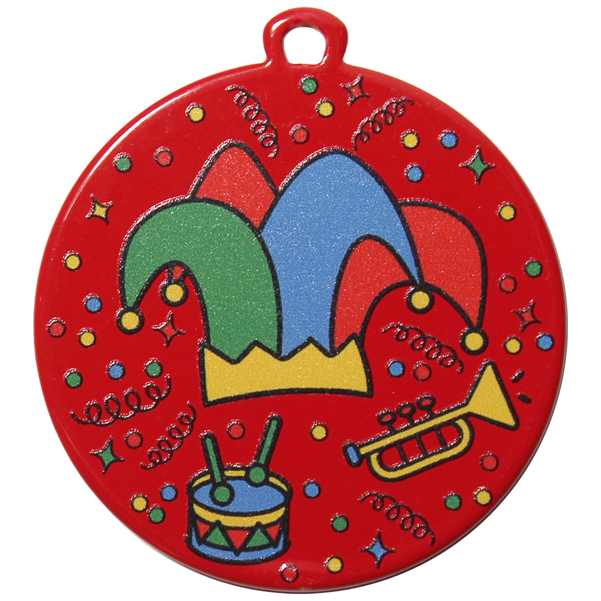 Carnaval medaille rood