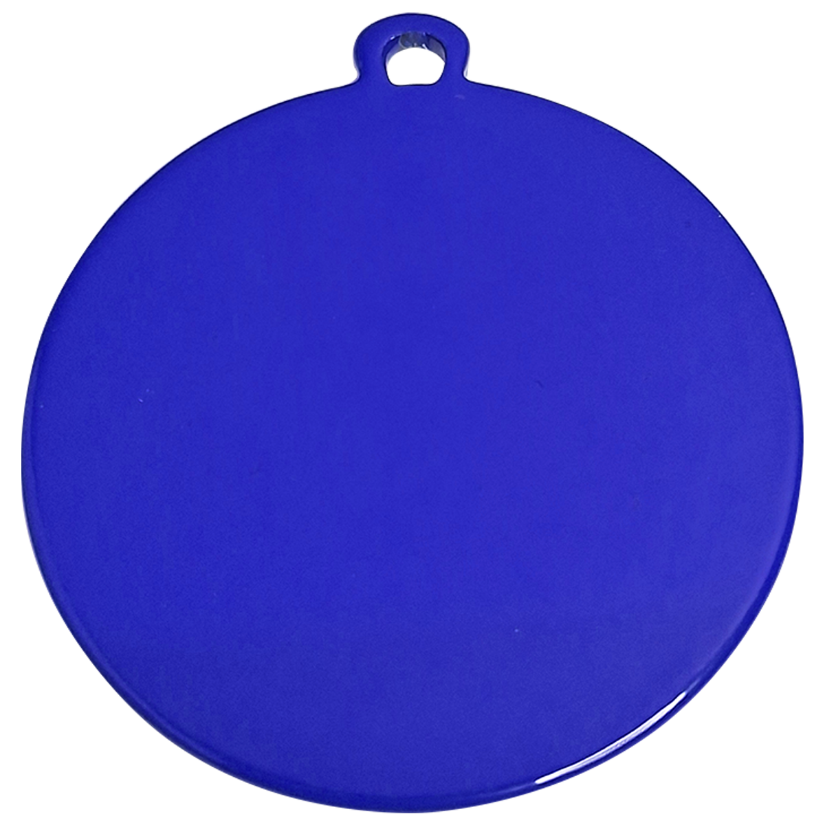 Medaille UV print blauw