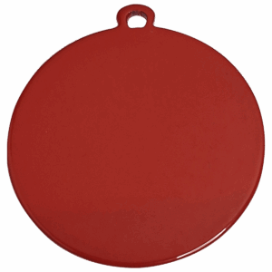 Medaille UV print rood