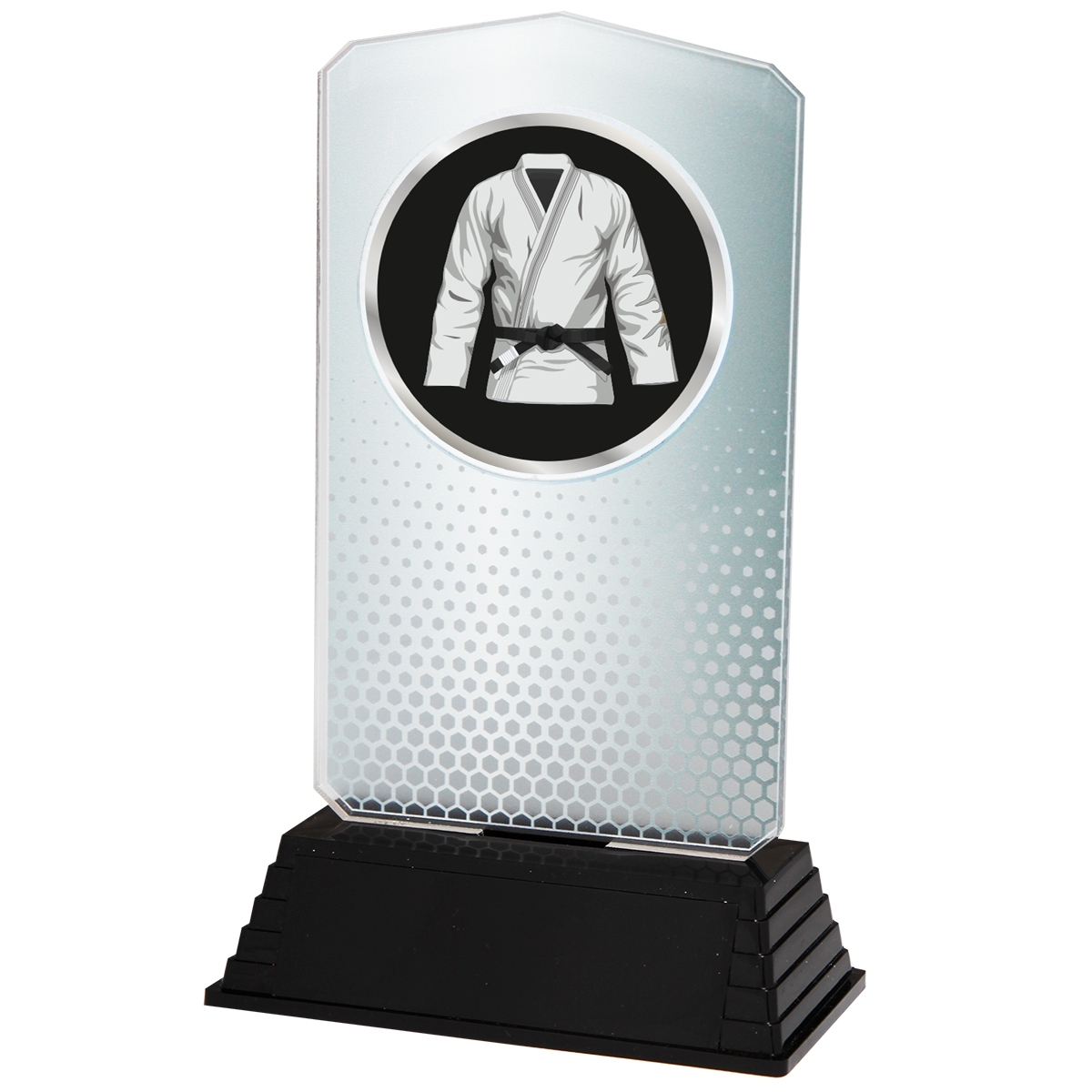 AC100 Acrylstandaard zilver