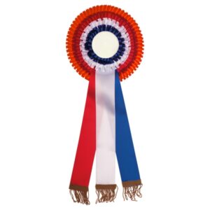 R7 Kampioensrozet oranje-rood-wit-blauw