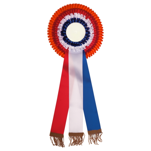 R7 Kampioensrozet oranje-rood-wit-blauw